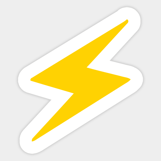 Lightning Bolt Emoticon Icon Sticker by AnotherOne